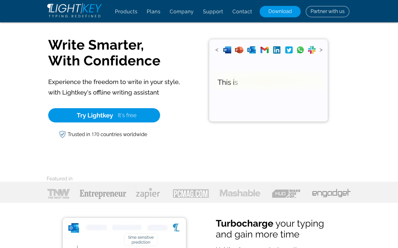 Lightkey product screenshot