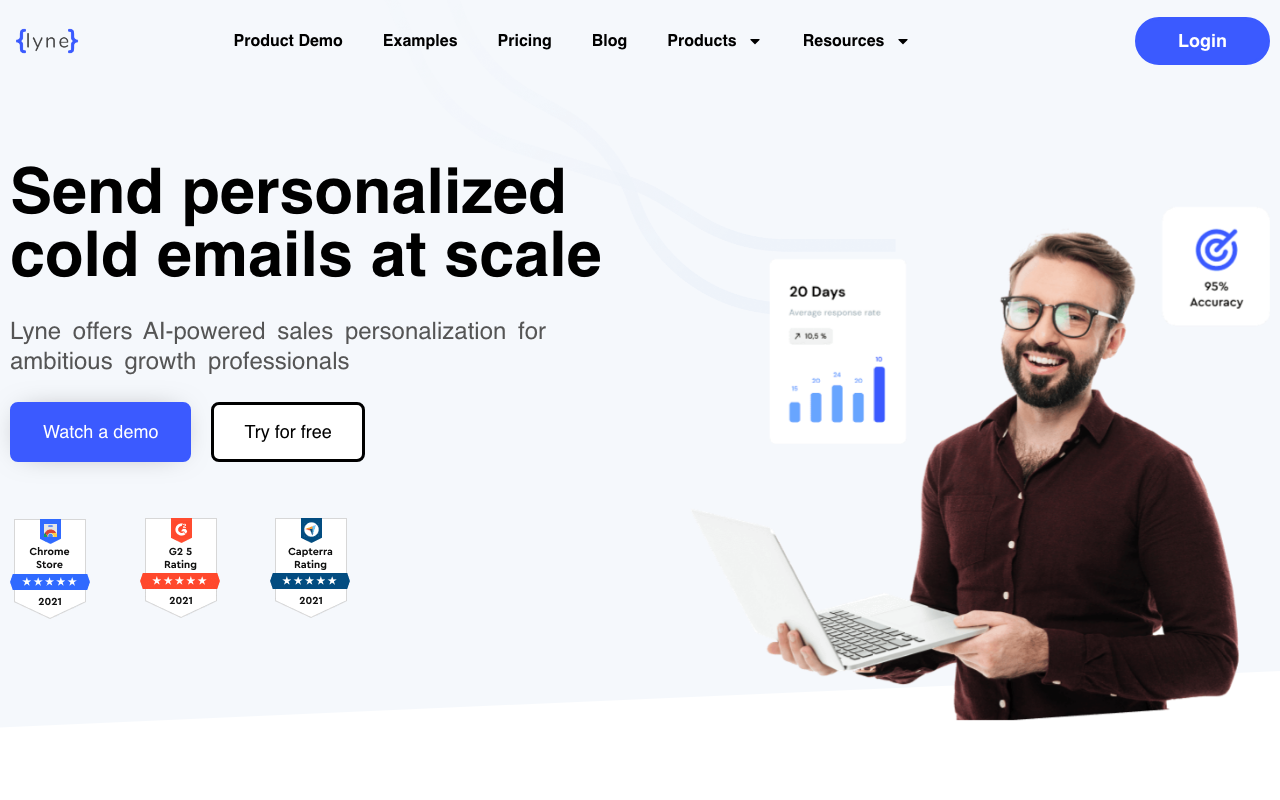 Lyne.ai product screenshot