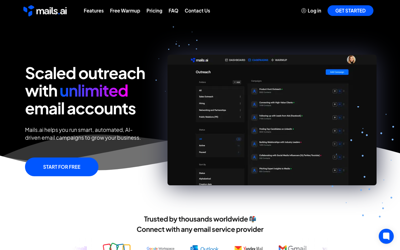 mails.ai product screenshot