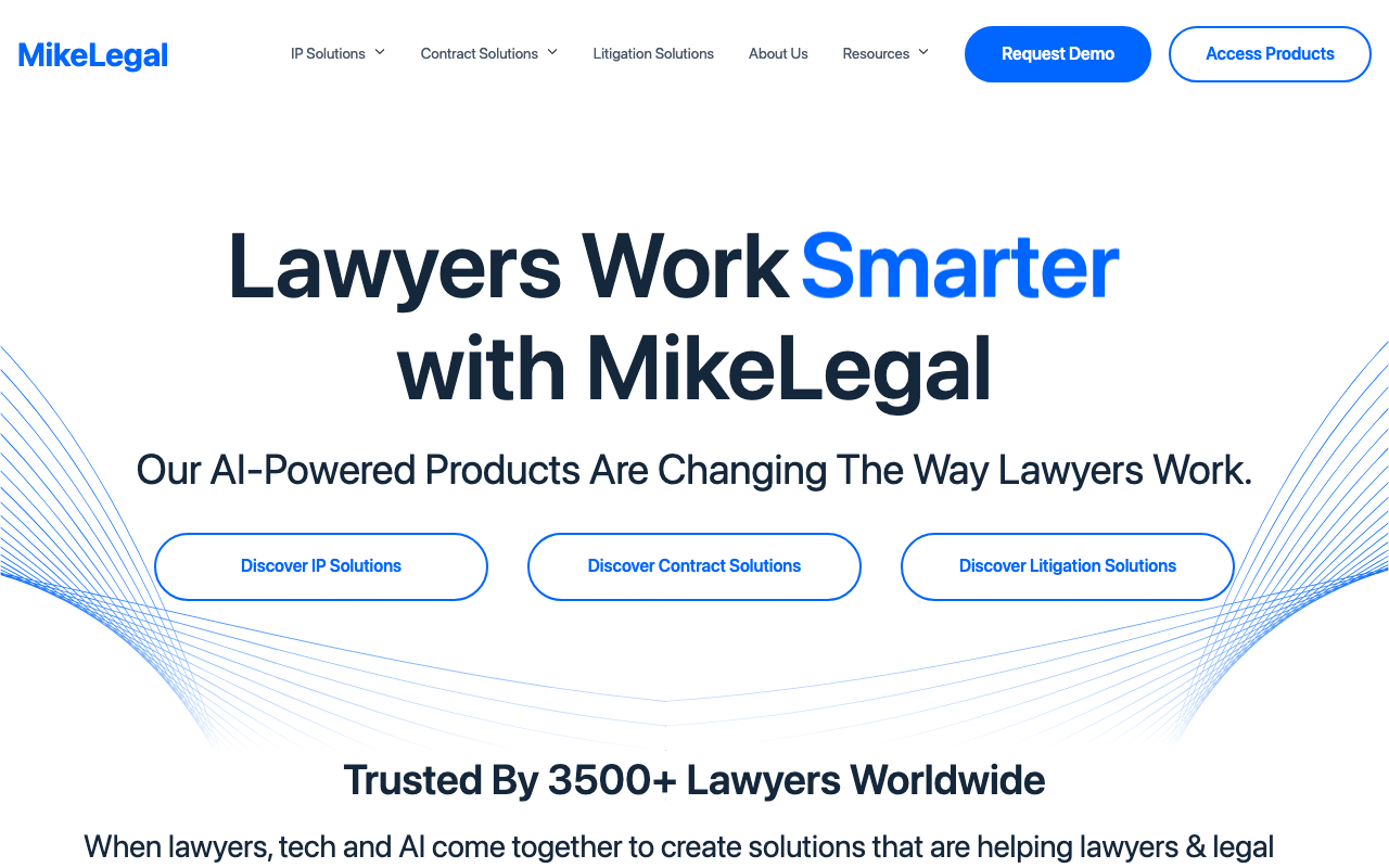 MikeLegal product screenshot