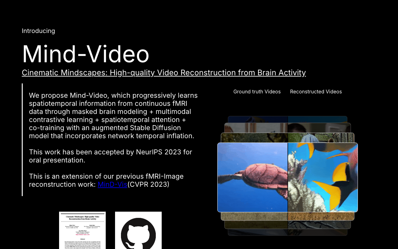 Mind-Video product screenshot