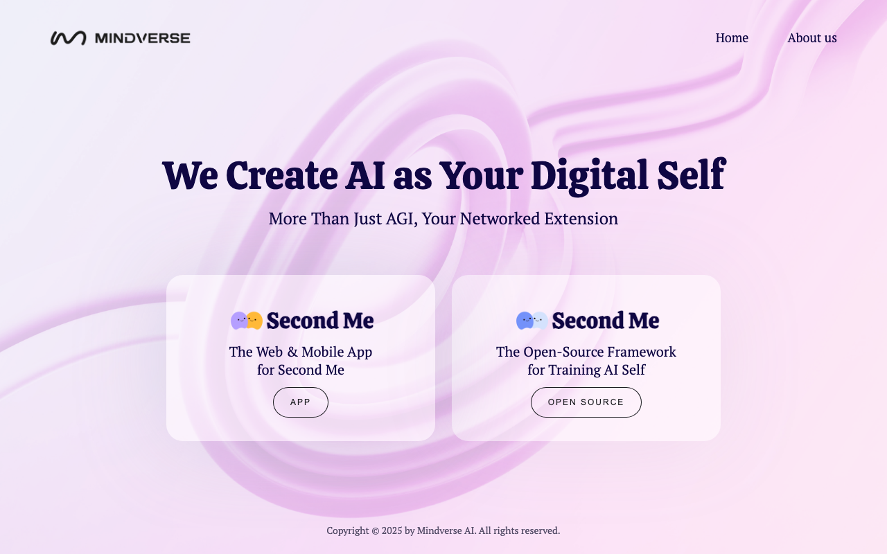 Mindverse product screenshot