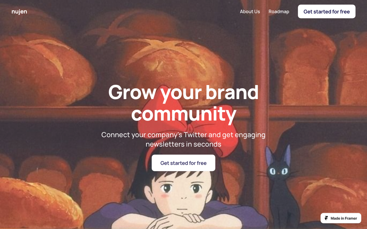Nujen product screenshot