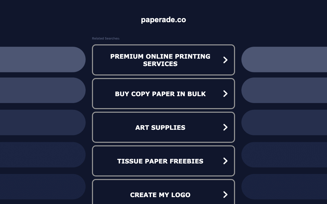 Paperade.co product screenshot