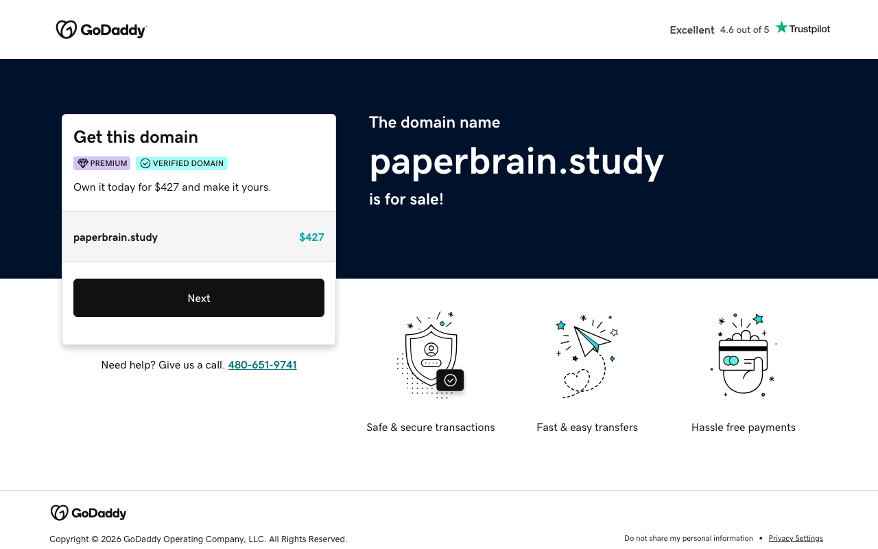 PaperBrain product screenshot