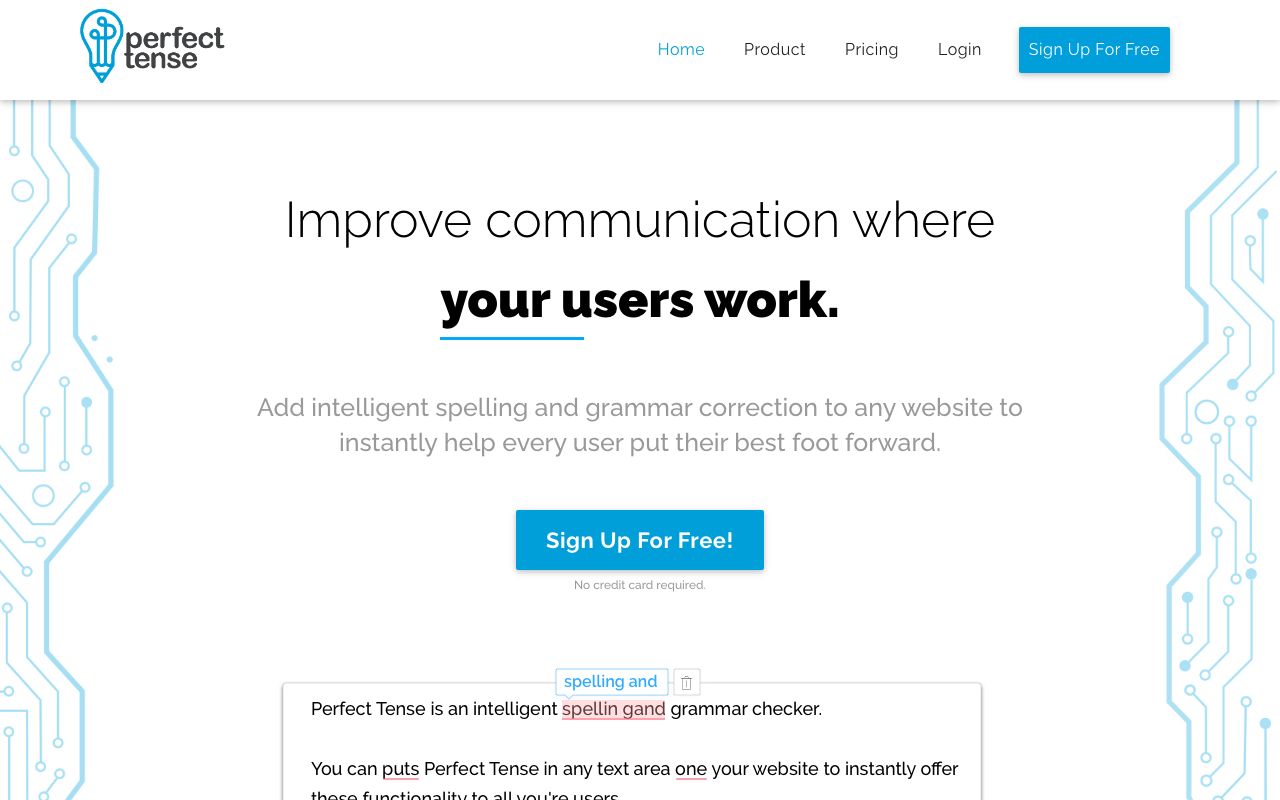 Perfect Tense product screenshot