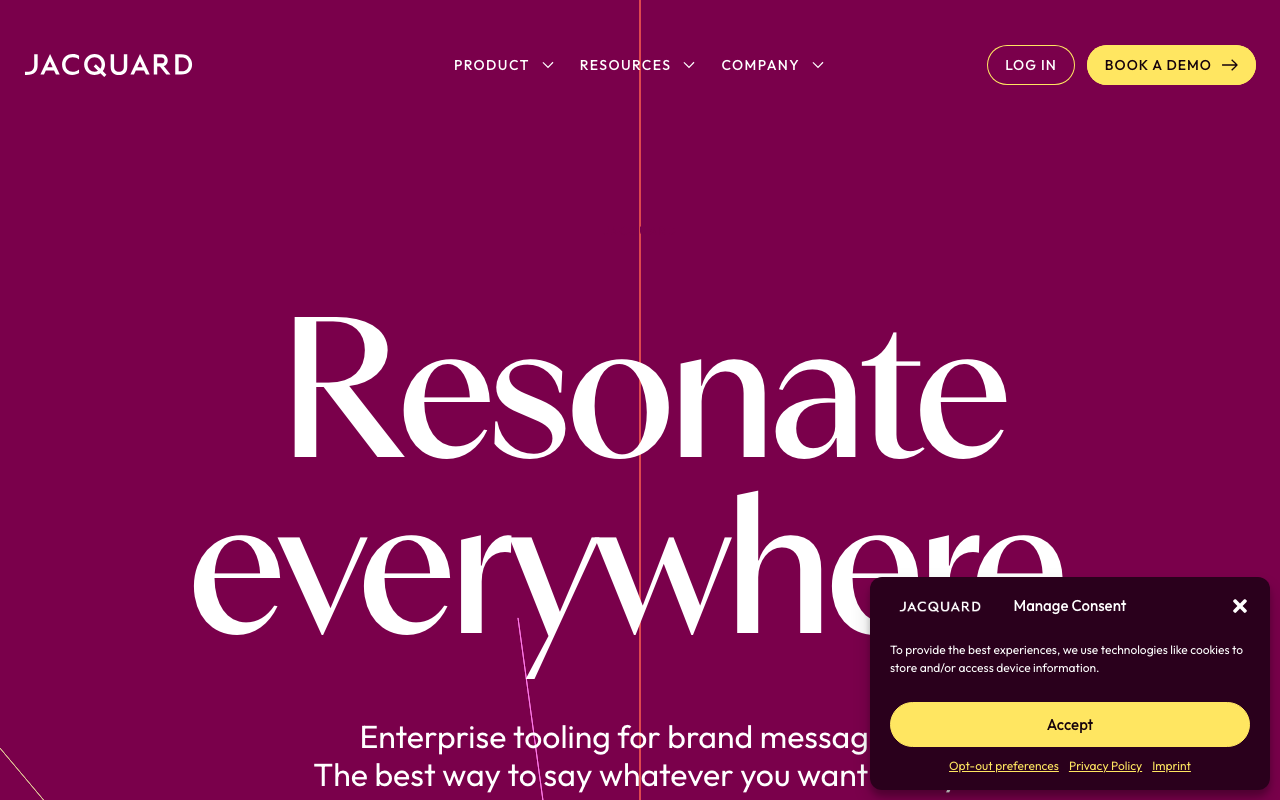 Phrasee product screenshot