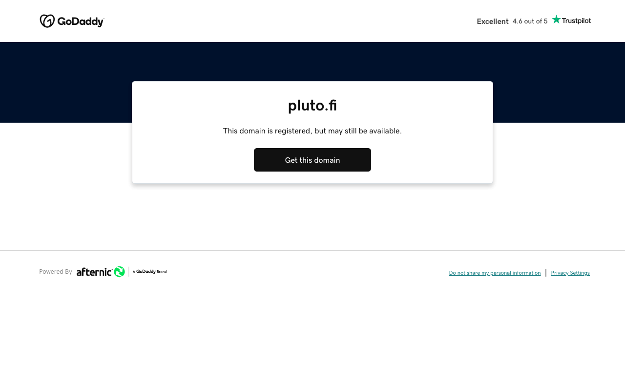 Pluto product screenshot