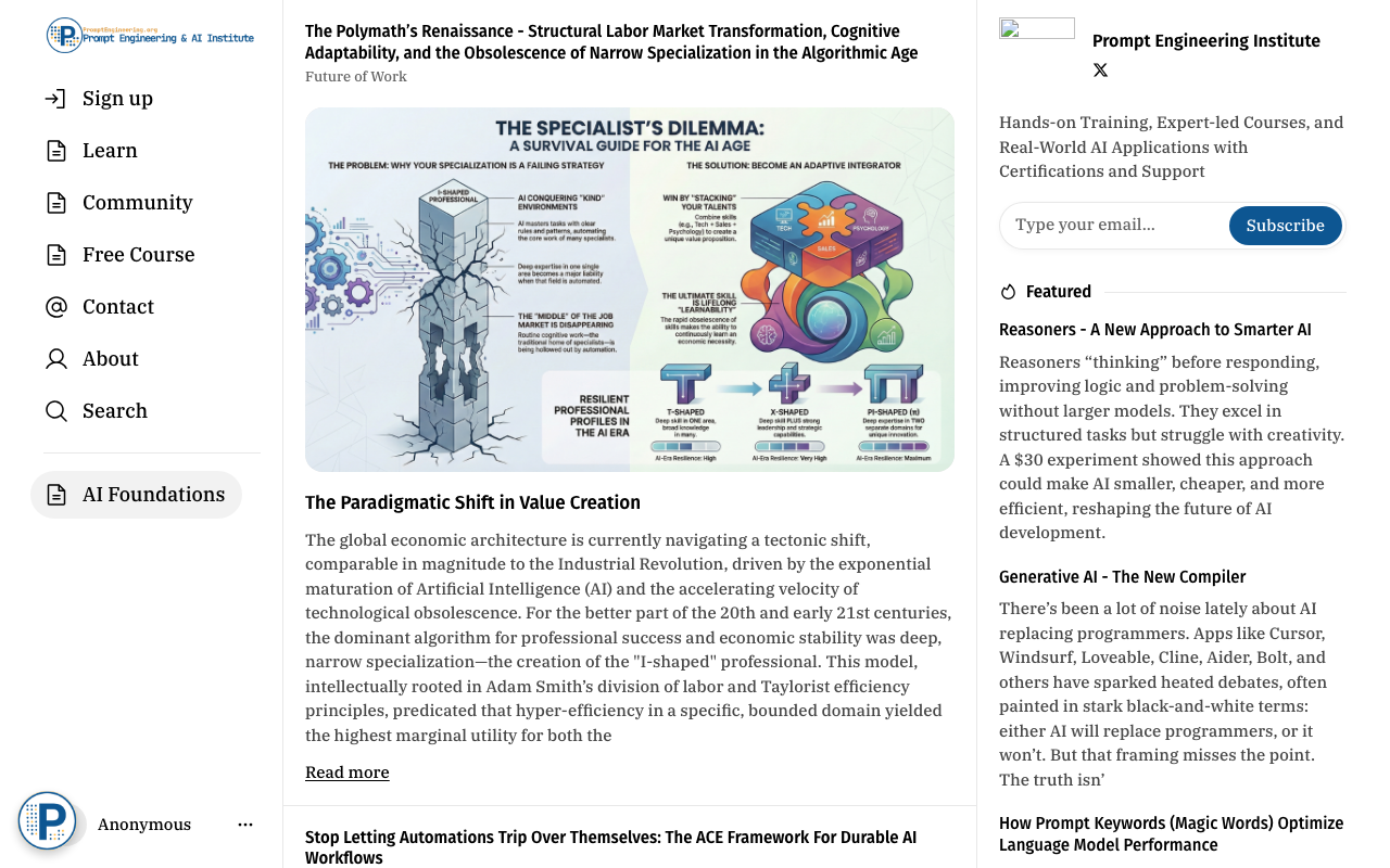 Empower Your AI Communication with Prompt Engineering product screenshot