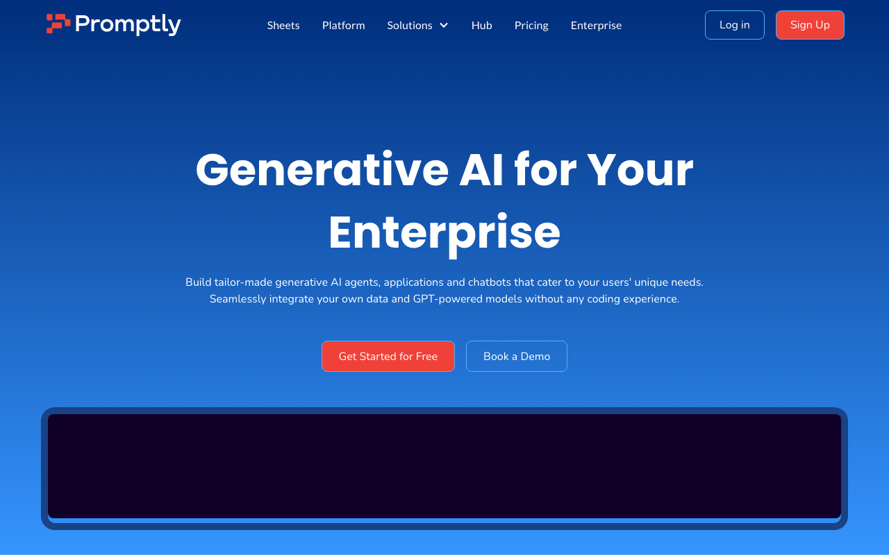 Promptly product screenshot