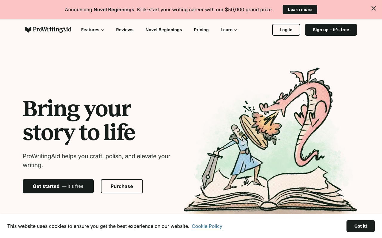 ProWritingAid product screenshot
