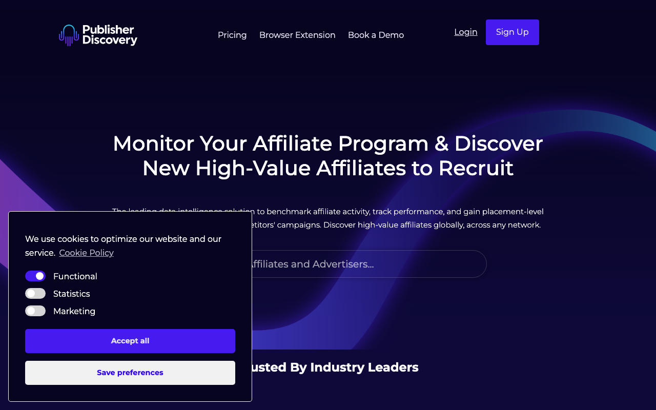 PublisherDiscovery product screenshot