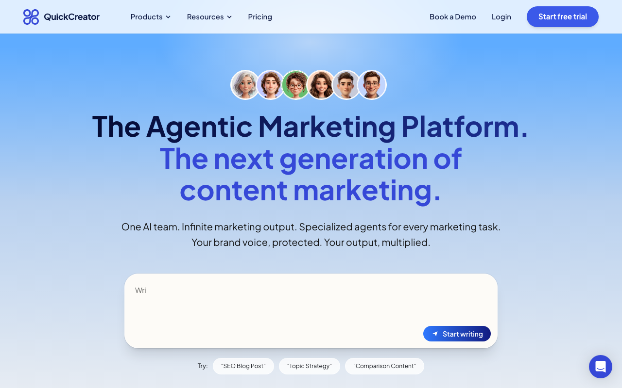 Quick Creator product screenshot