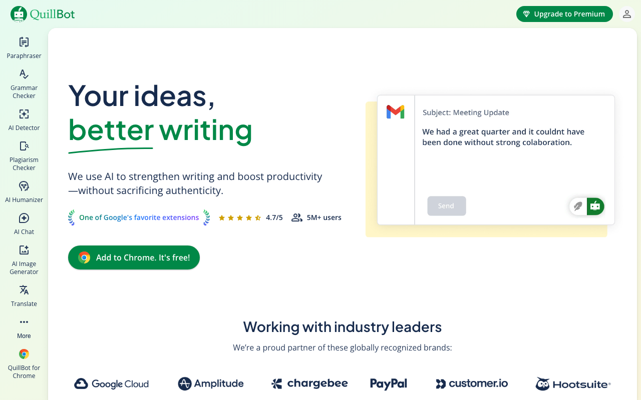 Quillbot.com product screenshot