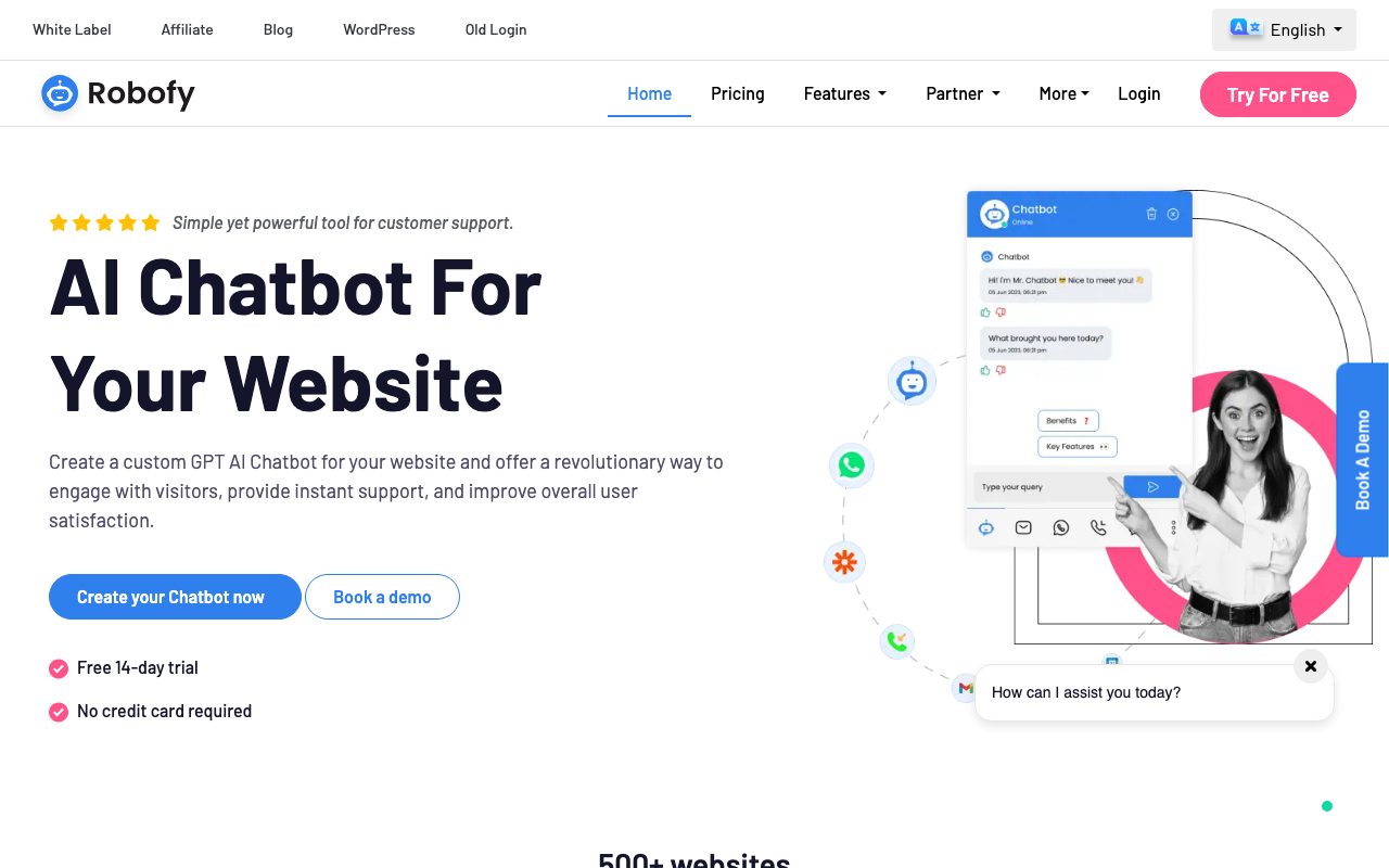 Robofy product screenshot