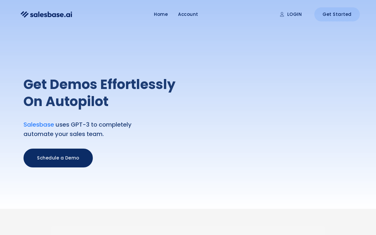 Sales Automation product screenshot