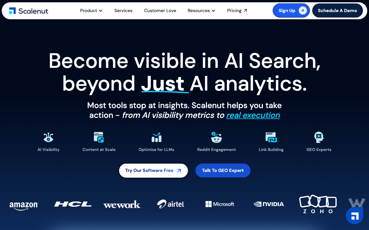 Scalenut product screenshot