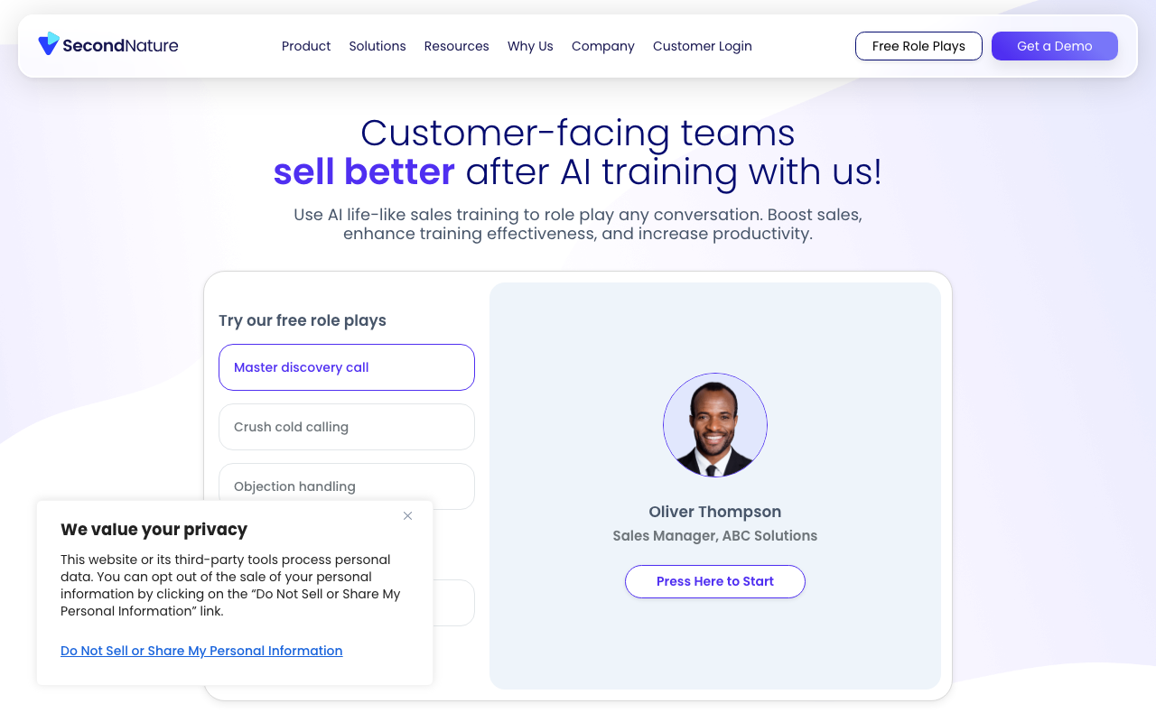 Second Nature product screenshot