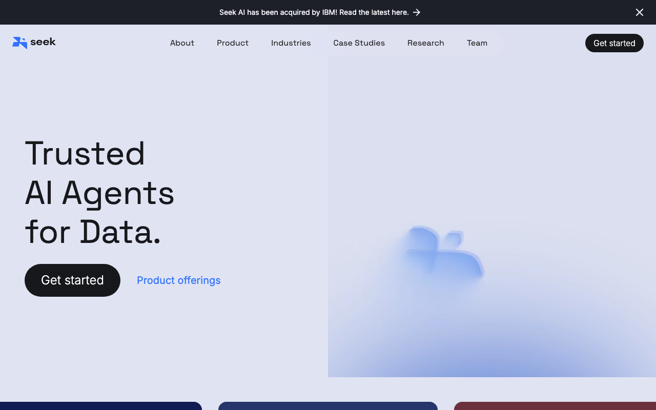 Seek AI product screenshot