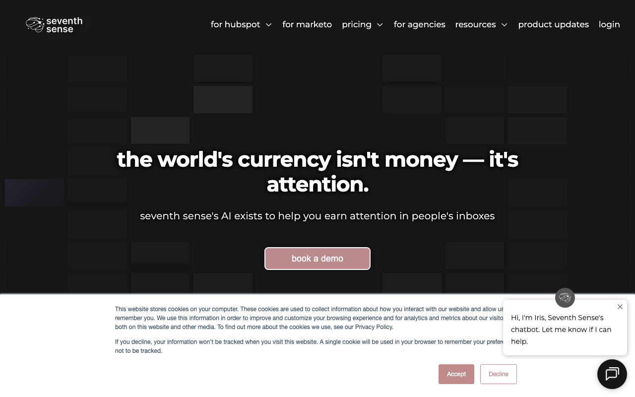Seventh Sense product screenshot