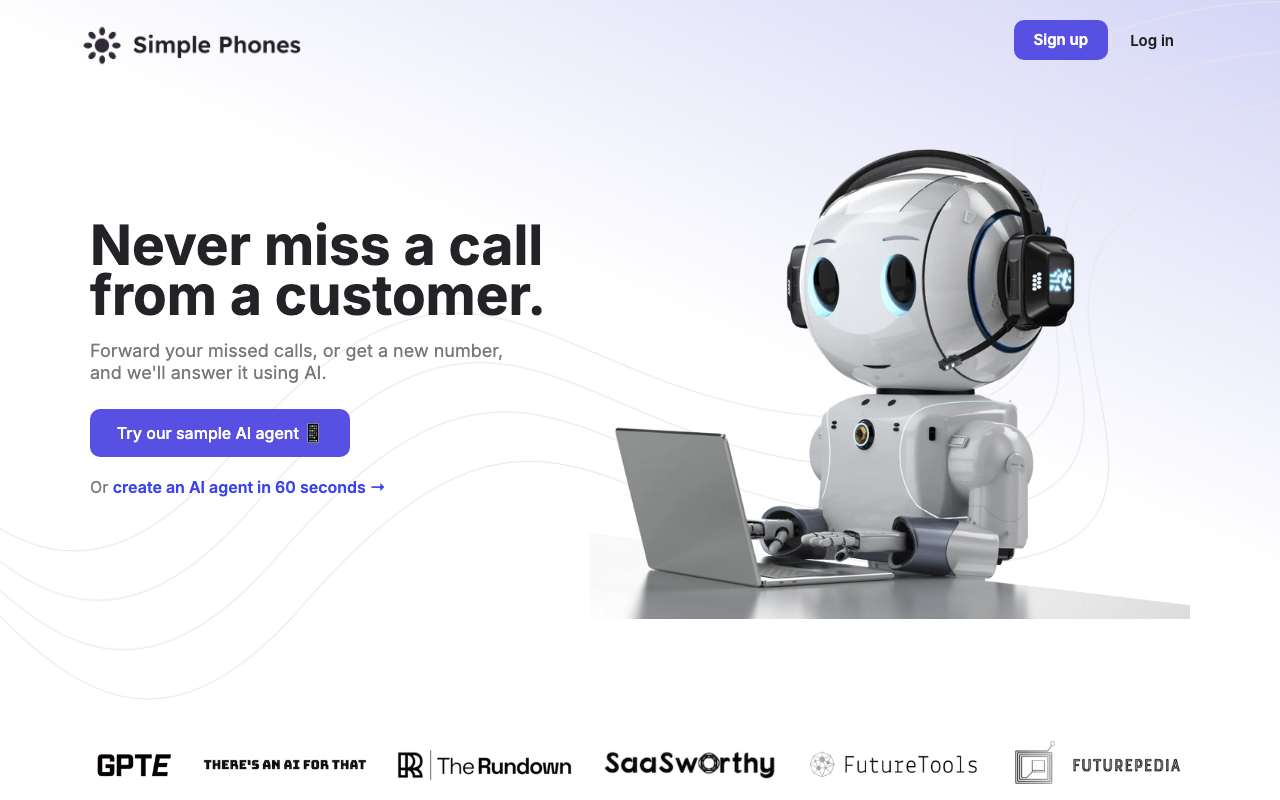 Simple Phones product screenshot