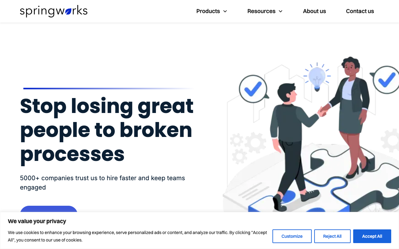 Springworks.in product screenshot