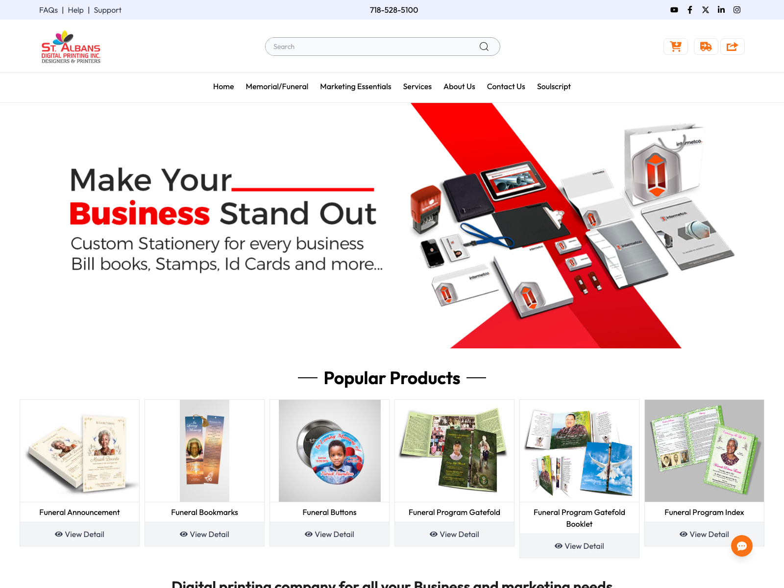 st albans digital printing product screenshot