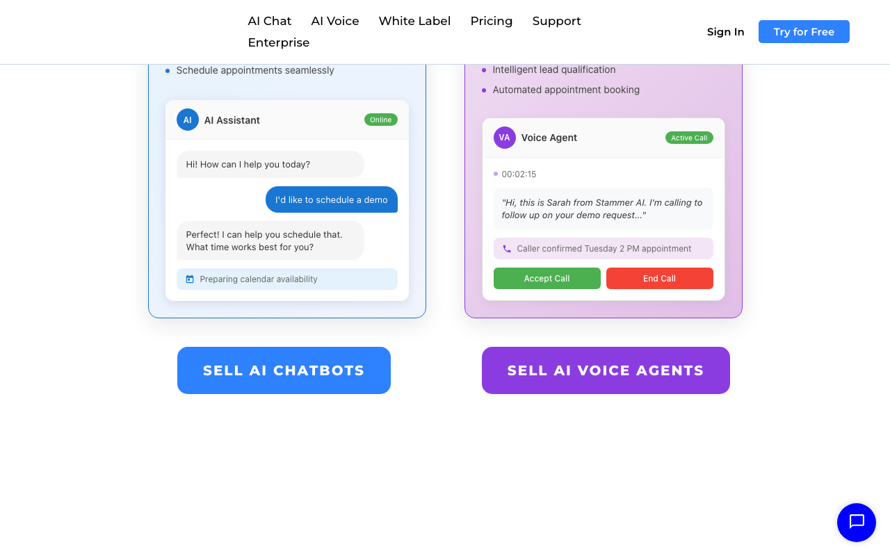 Stammer.ai product screenshot