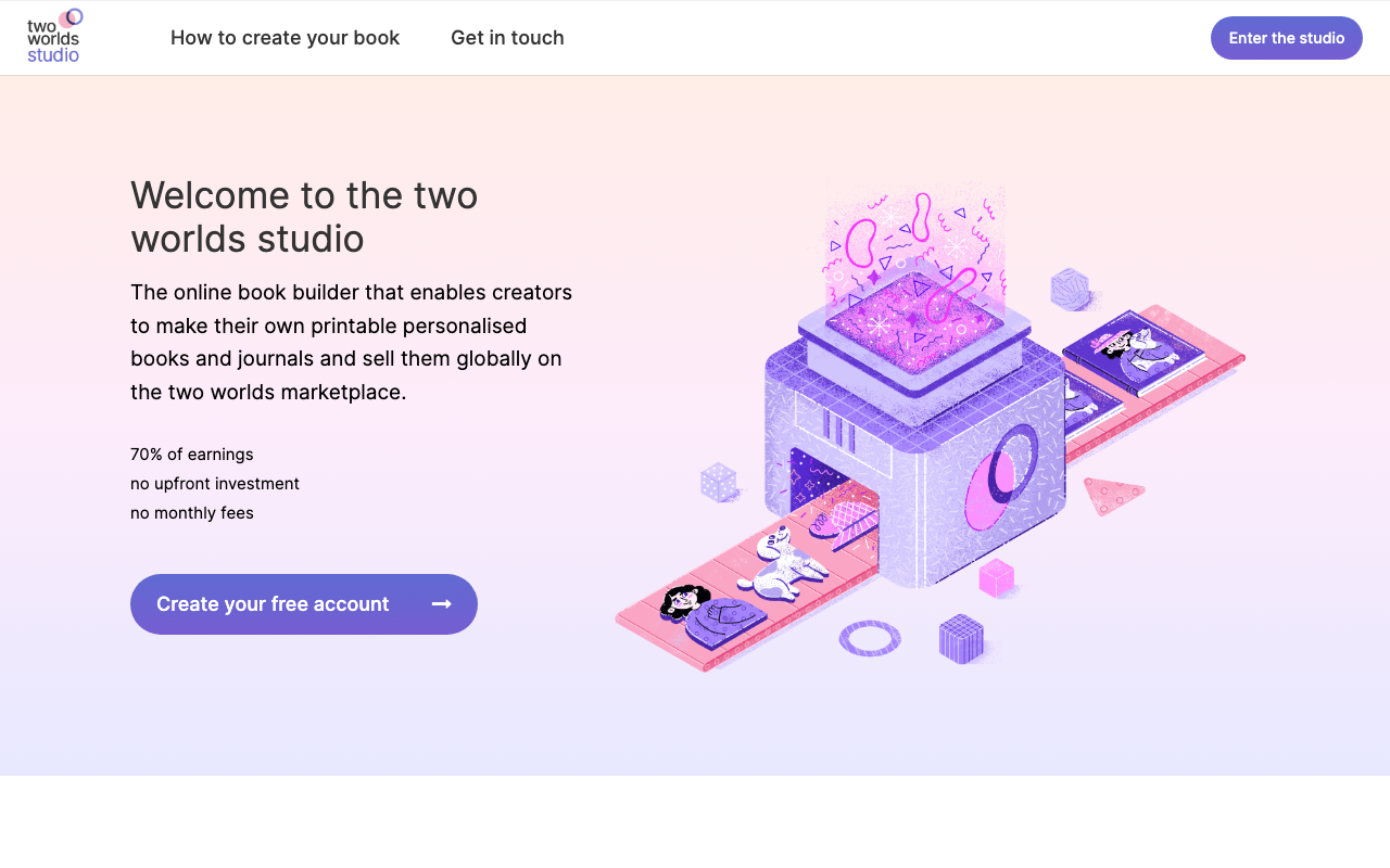 Studio.twoworlds.co product screenshot