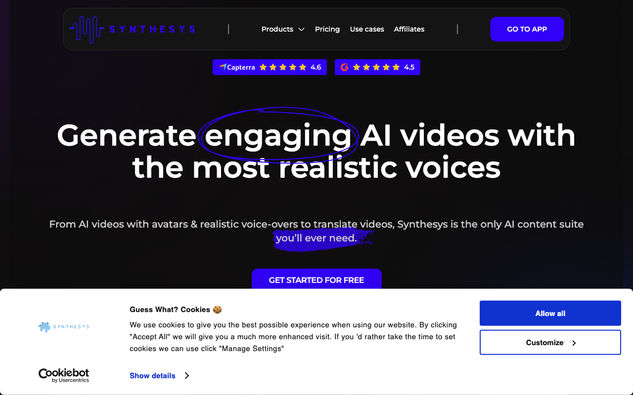 Synthesys Studio product screenshot