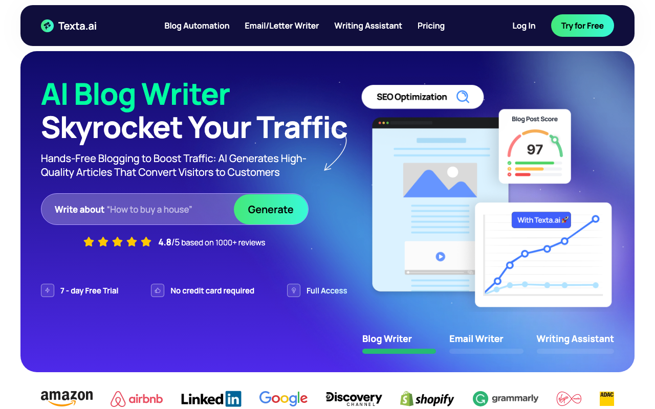 Texta.ai product screenshot