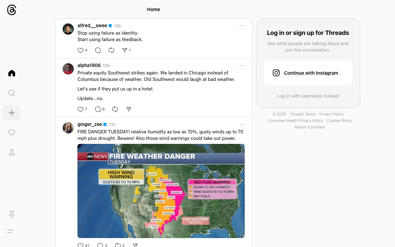 Threads product screenshot