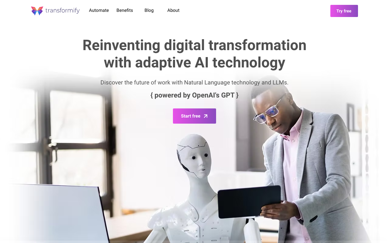 Transformify Automate product screenshot