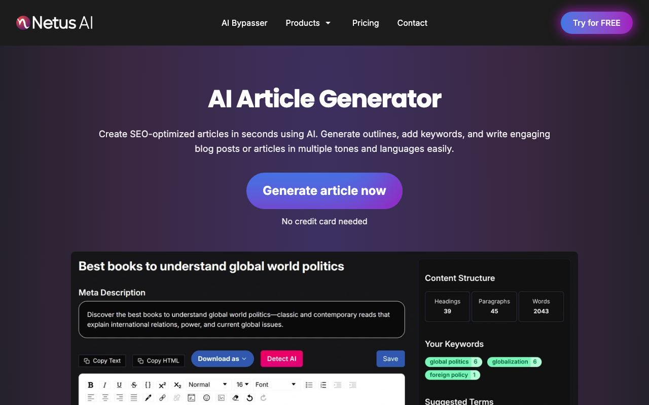 Trolly.ai product screenshot