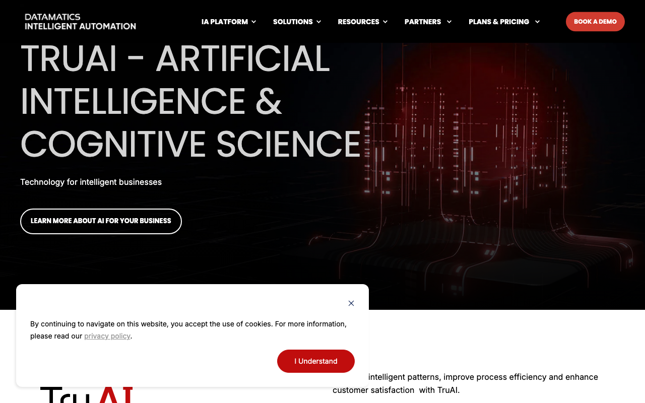 TruAI product screenshot