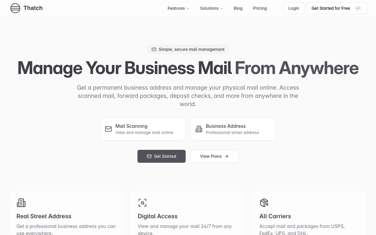 Trythatch.com product screenshot