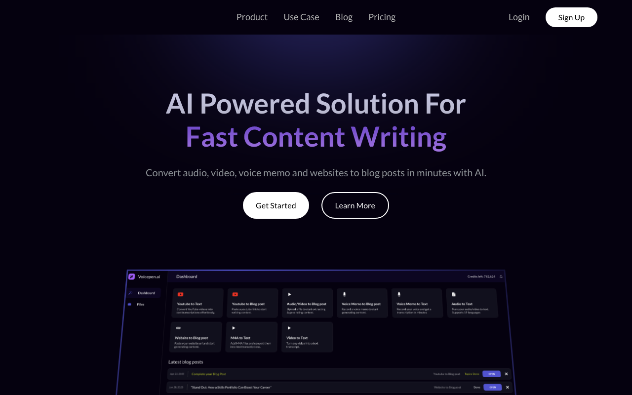VoicePen product screenshot