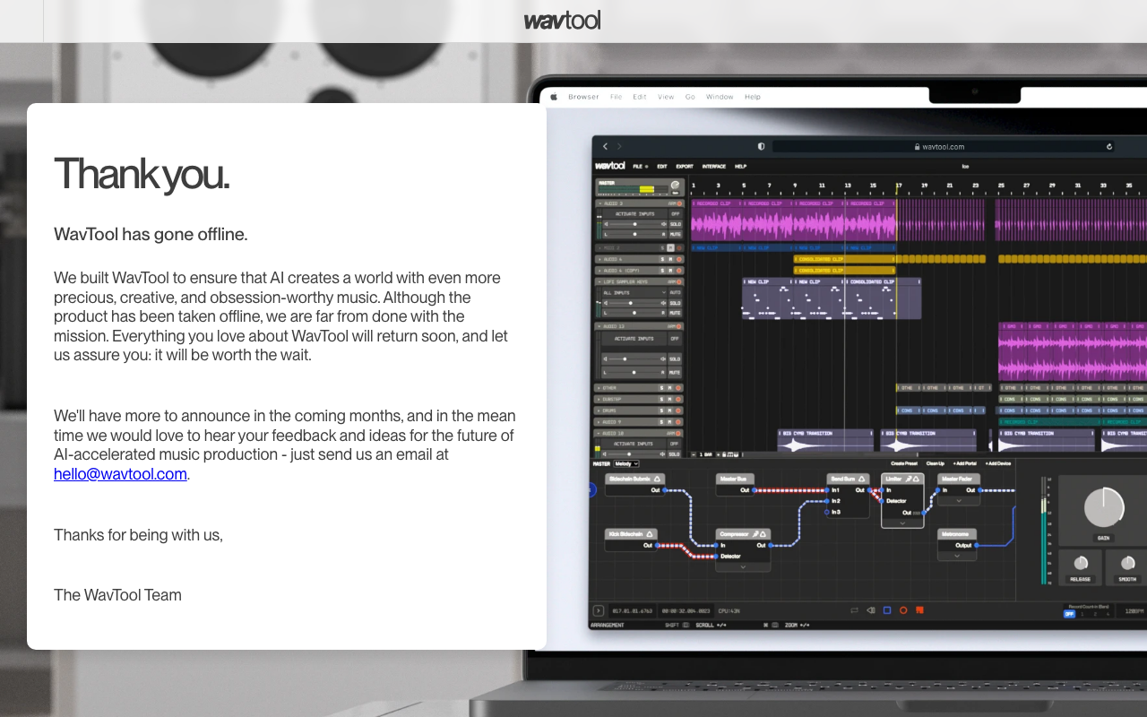 WavTool product screenshot