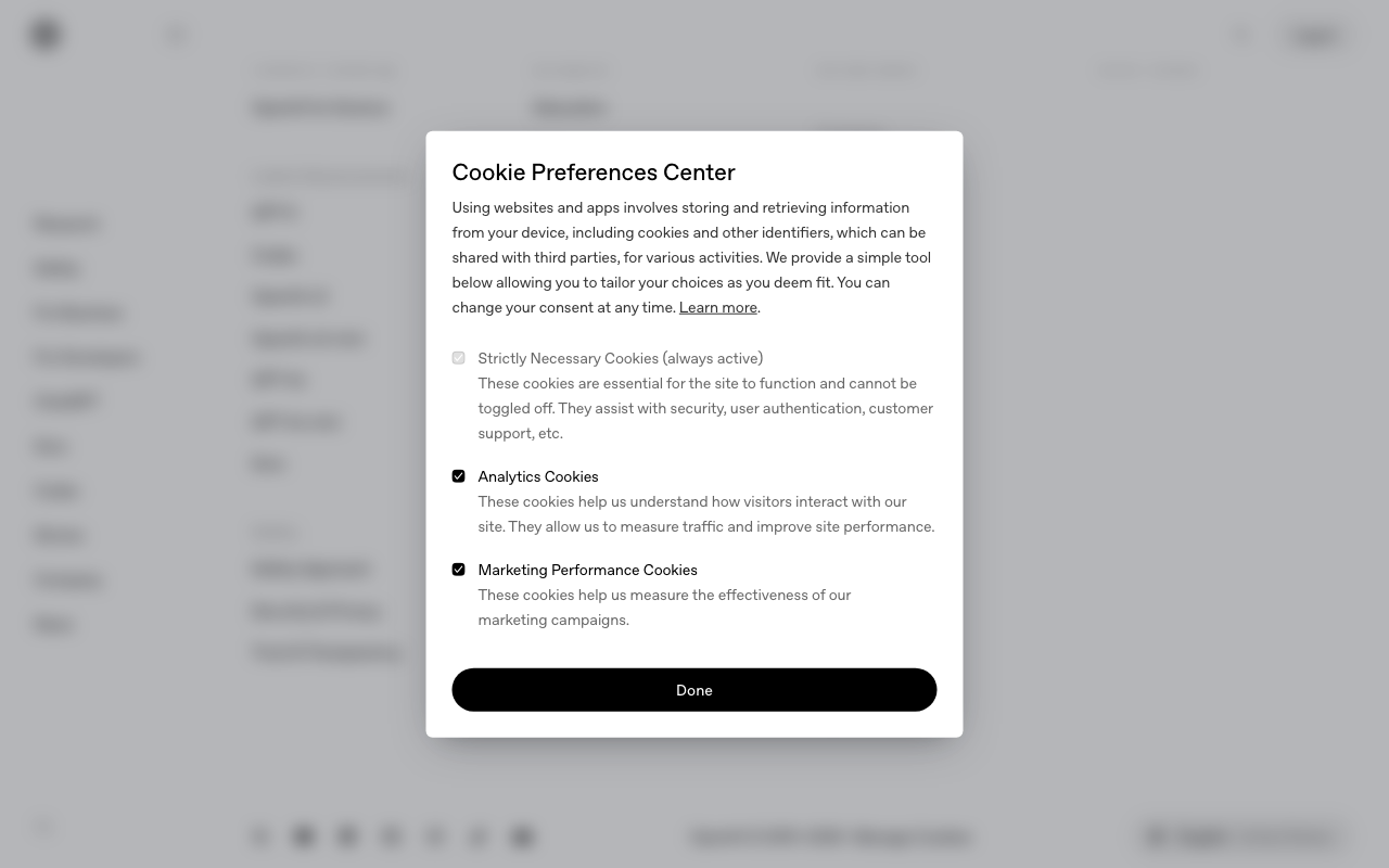 Whisper product screenshot