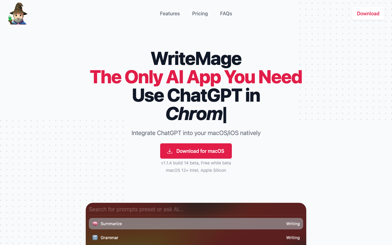 WriteMage product screenshot