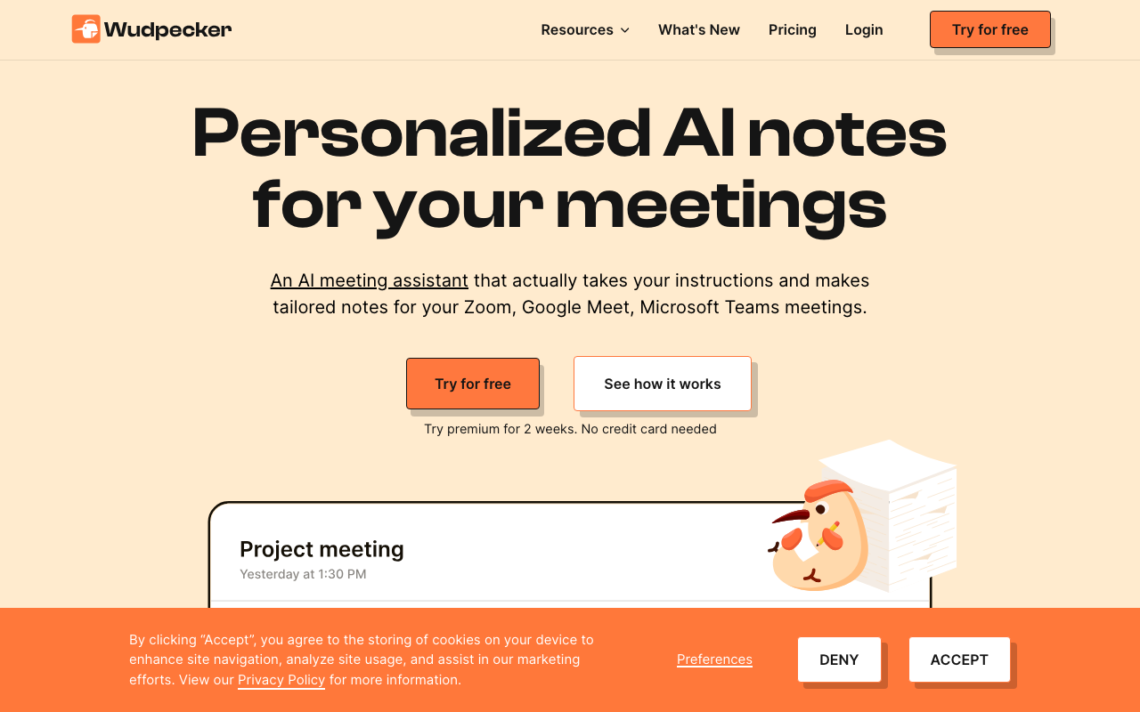 Wudpecker product screenshot