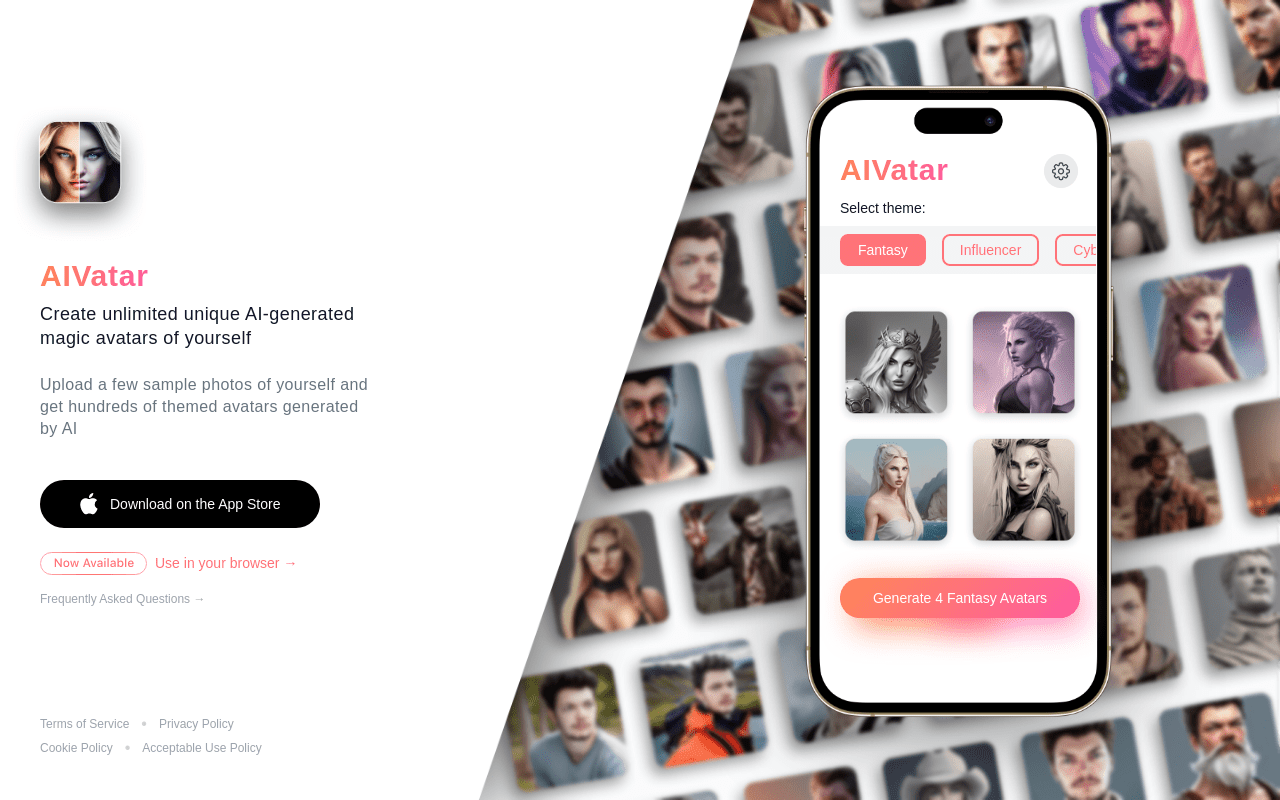 AIVatar product screenshot