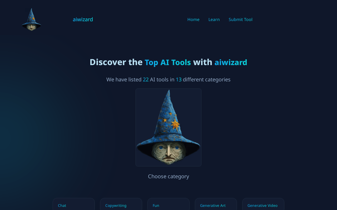aiwizard – Discover the Top AI Tools product screenshot