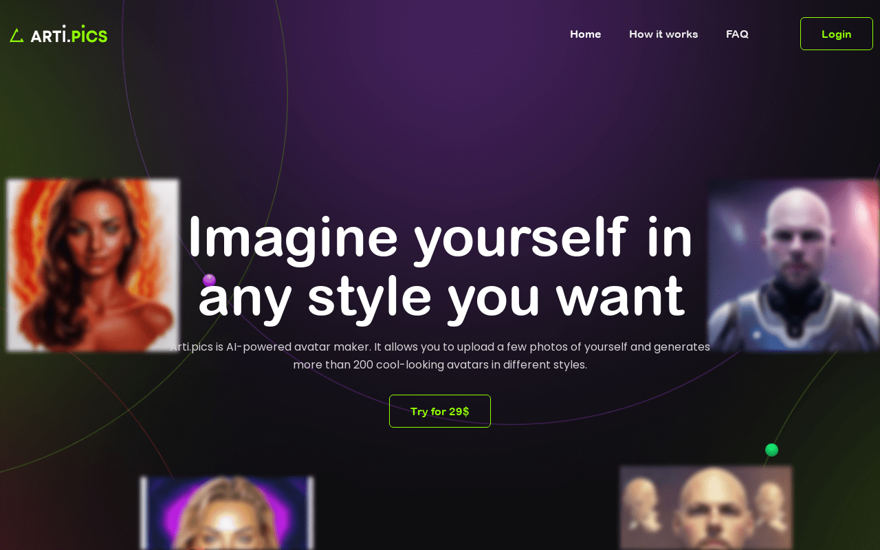 Arti.pics product screenshot