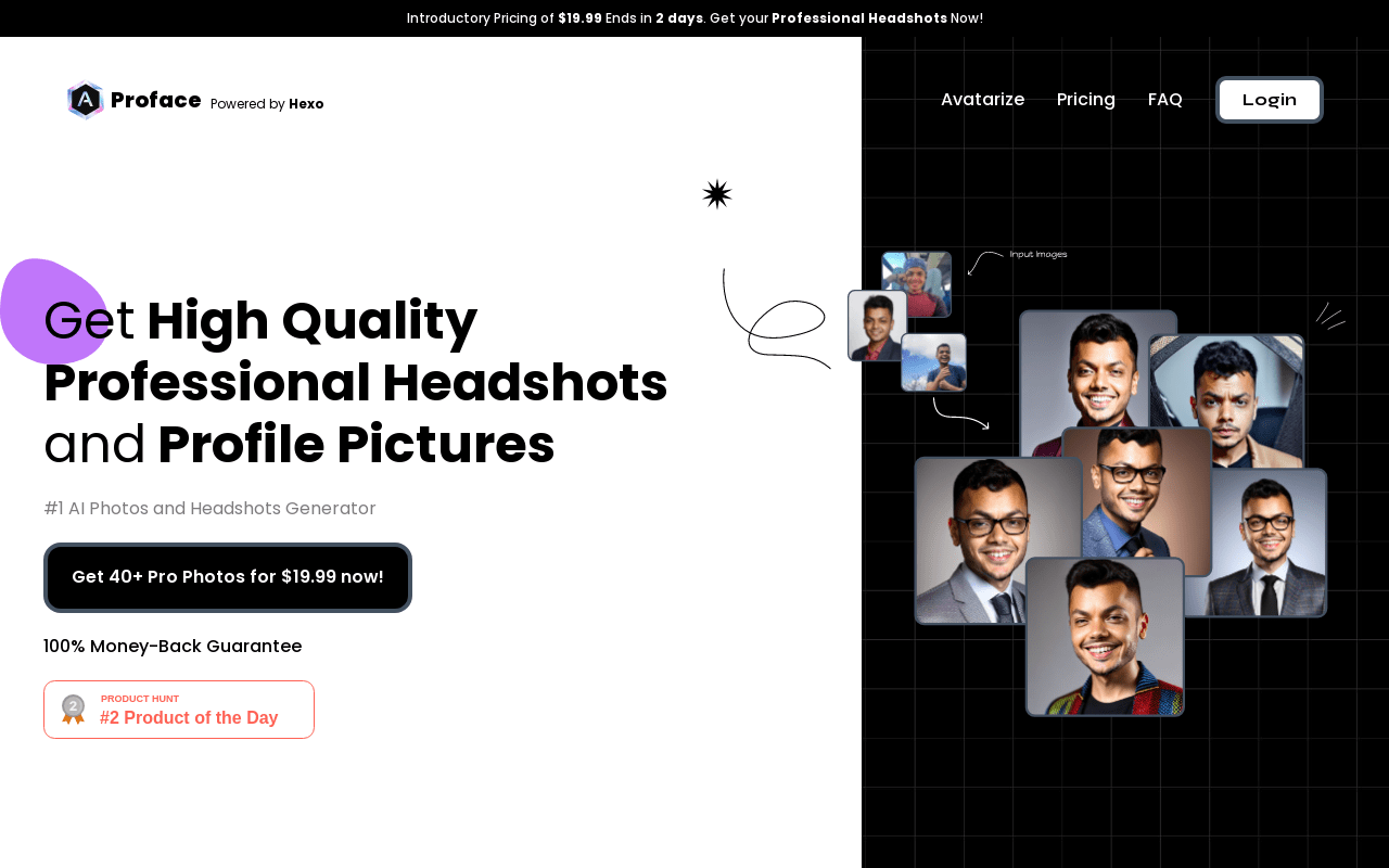 Avatarize.club product screenshot