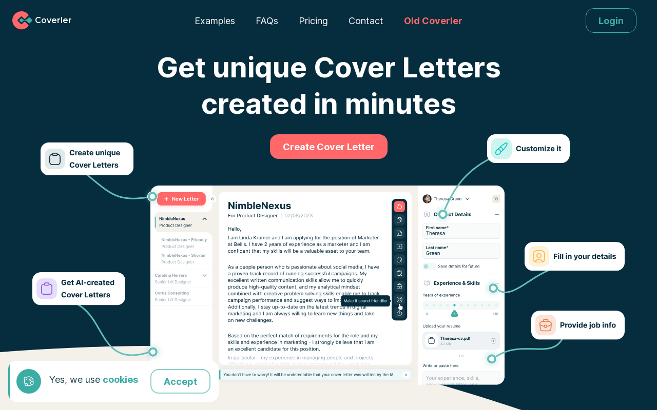 Coverler product screenshot