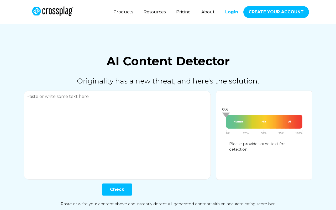 Crossplag.com product screenshot
