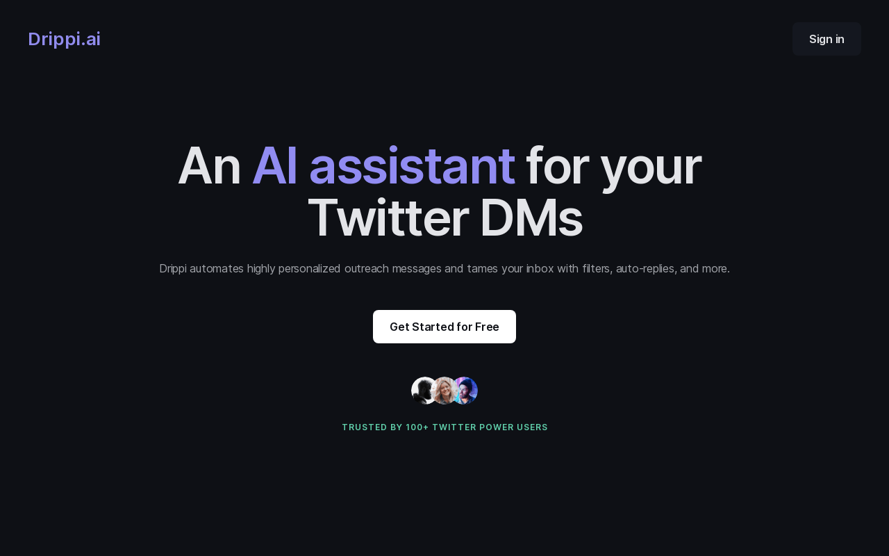 Drippi.ai | Your AI cold outreach assitant product screenshot