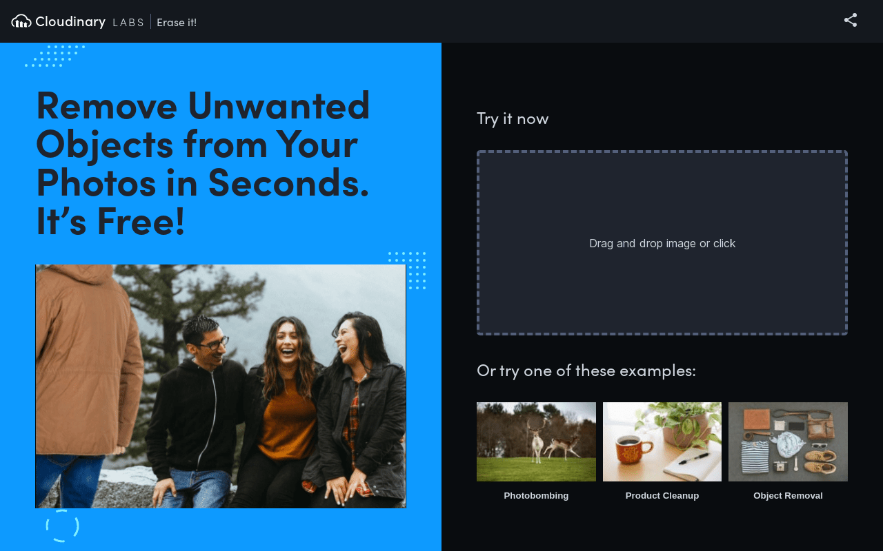 Erase It product screenshot