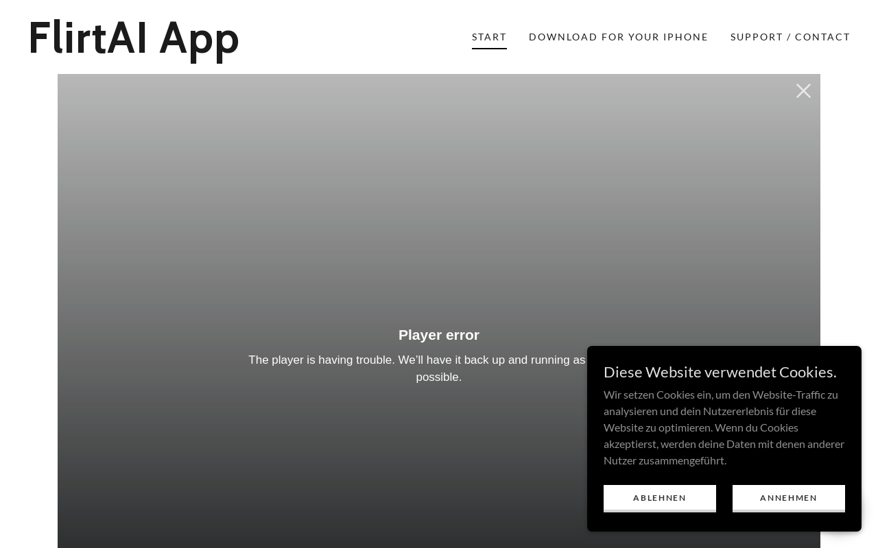 FlirtAI App product screenshot